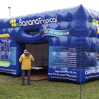 Carpa Inflable Banana Tropical