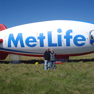 Dirigible Inflable MetLife 15 mt